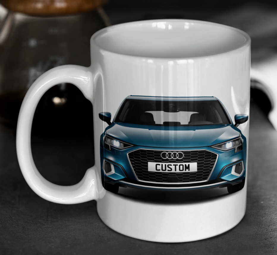 Personalised Audi A3 Sportback TFSI e Sport Mug