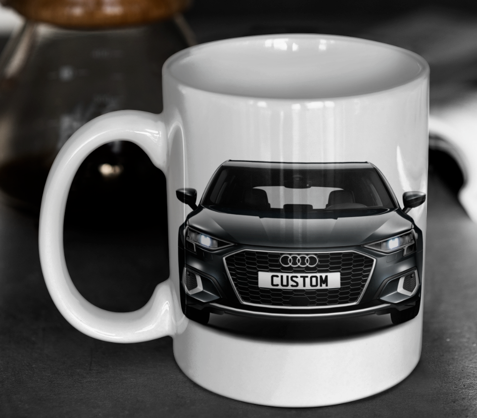 Personalised Audi A3 Sportback TFSI e Sport Mug