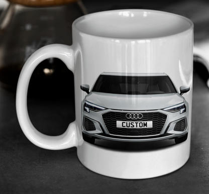 Personalised Audi A3 Sportback TFSI e S Line Mug