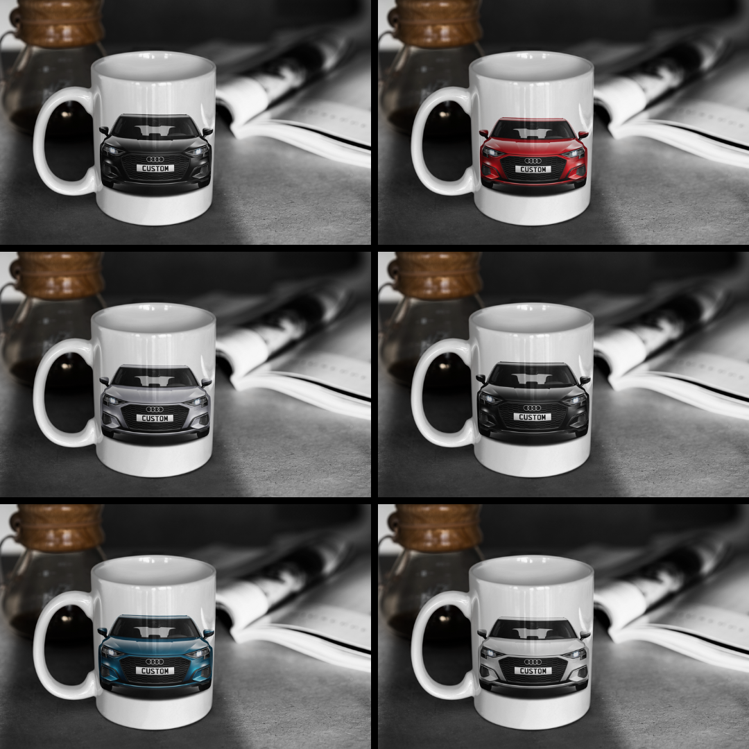 Personalised Audi A3 Sportback Technik Mug