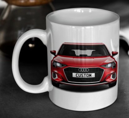 Personalised Audi A3 Sportback TFSI e Sport Mug