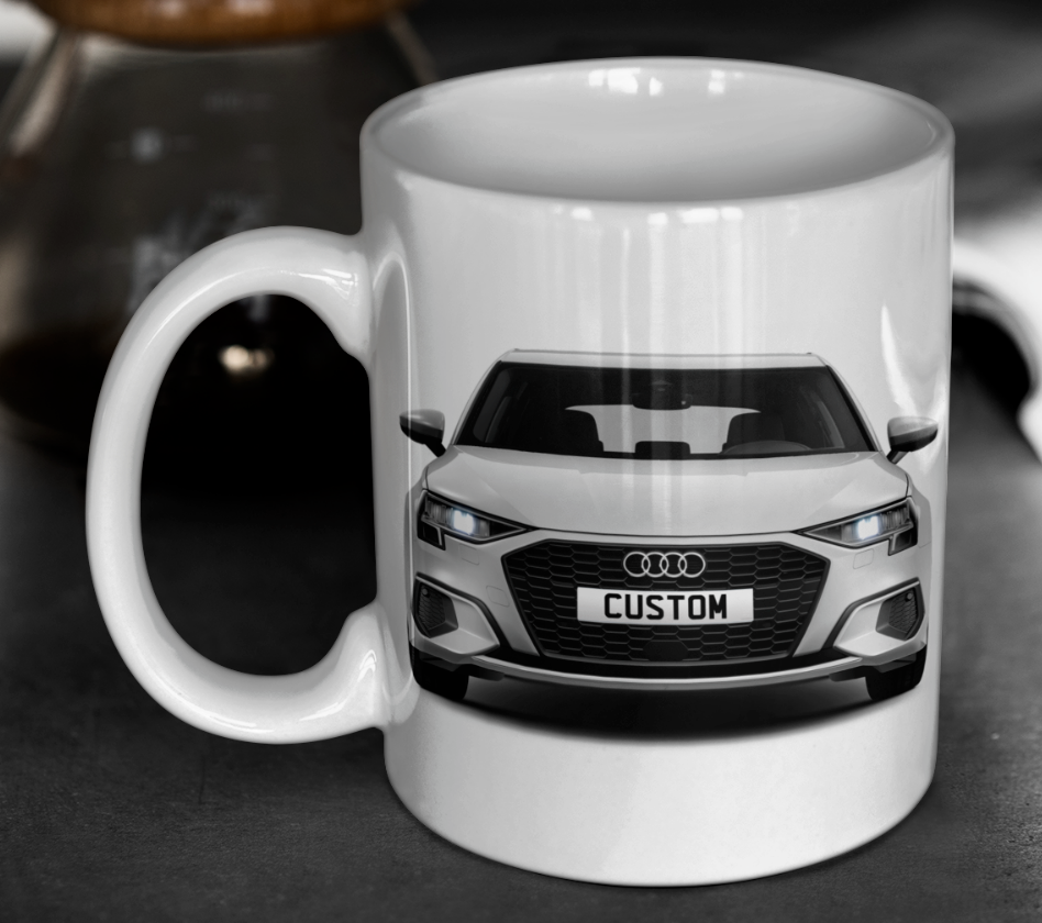 Personalised Audi A3 Sportback Technik Mug