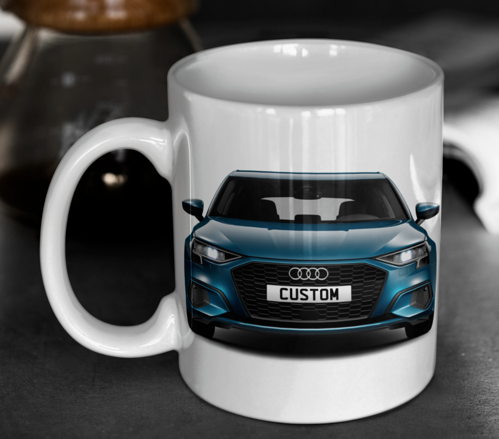 Personalised Audi A3 Sportback Technik Mug