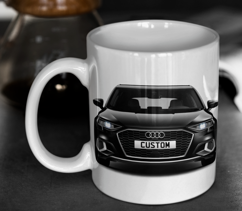 Personalised Audi A3 Sportback TFSI e Sport Mug