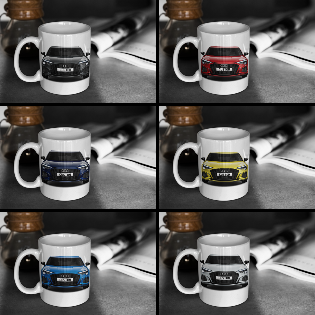 Personalised Audi A3 Sportback Edition 1 Mug