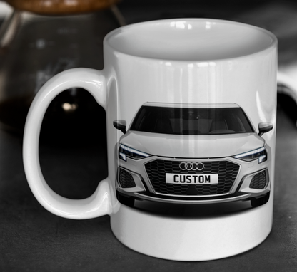 Personalised Audi A3 Sportback TFSI e S Line Mug