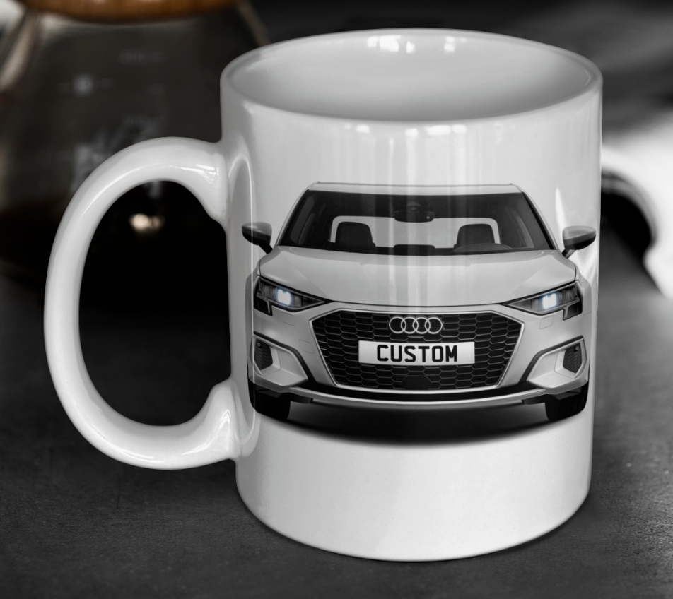 Personalised Audi A3 Saloon Sport Mug