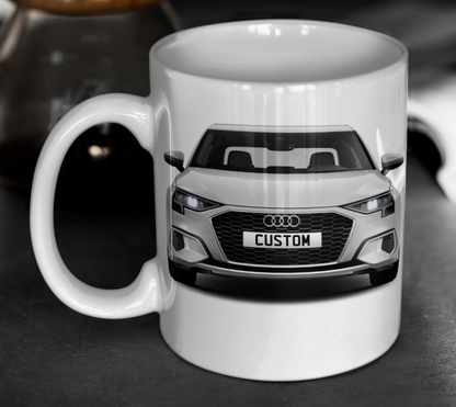 Personalised Audi A3 Saloon Sport Mug