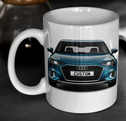 Personalised Audi A3 Saloon Sport Mug