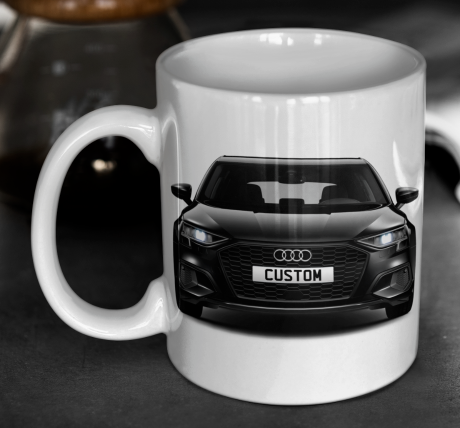 Personalised Audi A3 Sportback Technik Mug