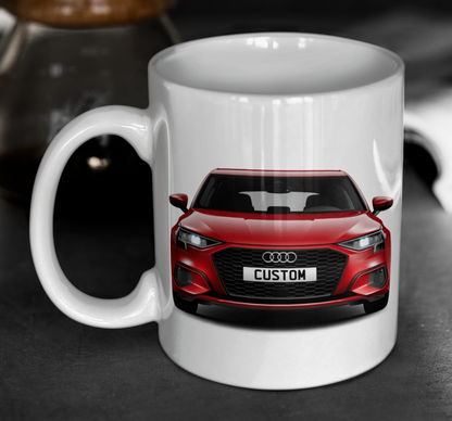 Personalised Audi A3 Sportback Technik Mug