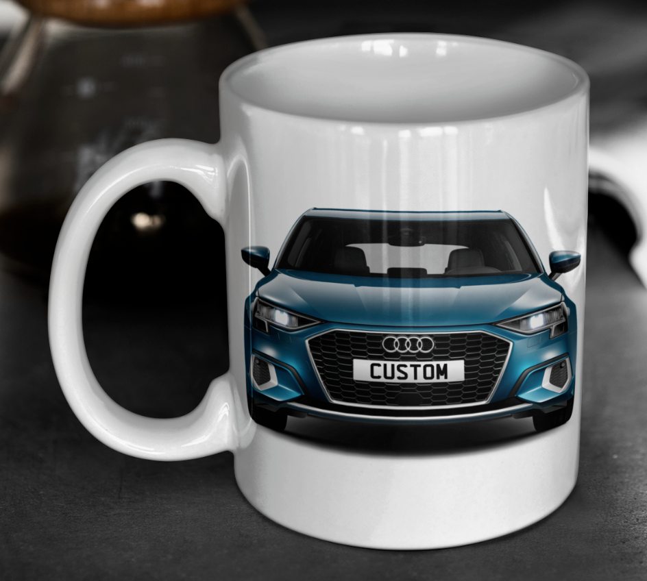 Personalised Audi A3 Sportback Sport Mug