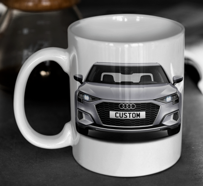 Personalised Audi A3 Saloon Sport Mug