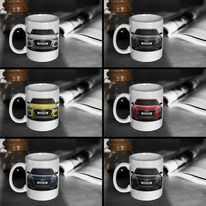 Personalised Audi A3 Saloon S Line Mug