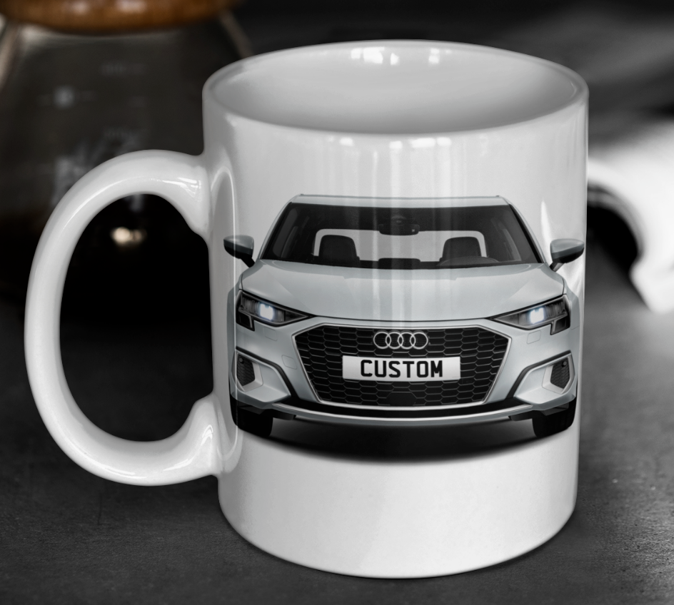 Personalised Audi A3 Saloon Sport Mug