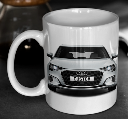 Personalised Audi A3 Sportback Sport Mug