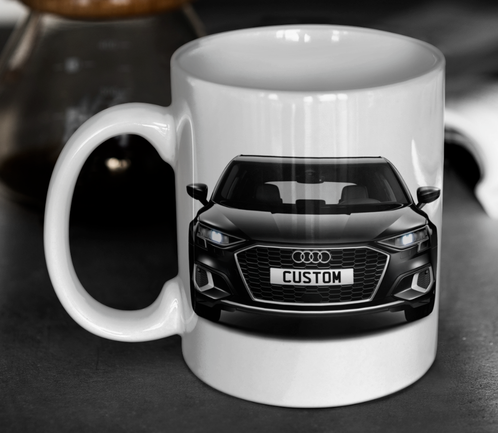 Personalised Audi A3 Sportback Sport Mug