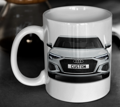 Personalised Audi A3 Saloon S Line Mug