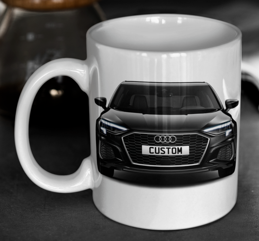 Personalised Audi A3 Saloon S Line Mug