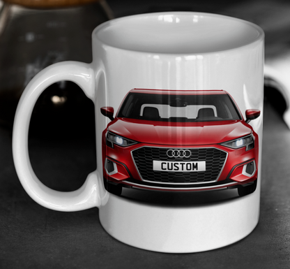 Personalised Audi A3 Saloon Sport Mug