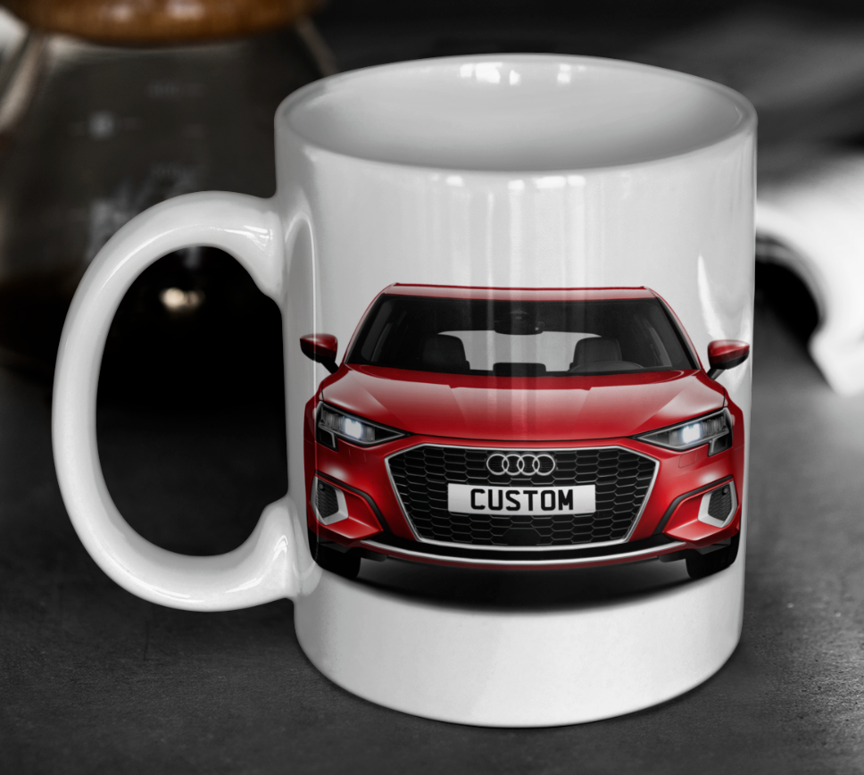 Personalised Audi A3 Sportback Sport Mug