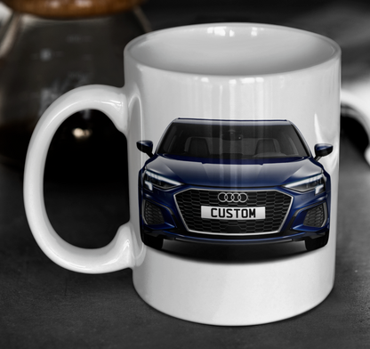 Personalised Audi A3 Saloon S Line Mug