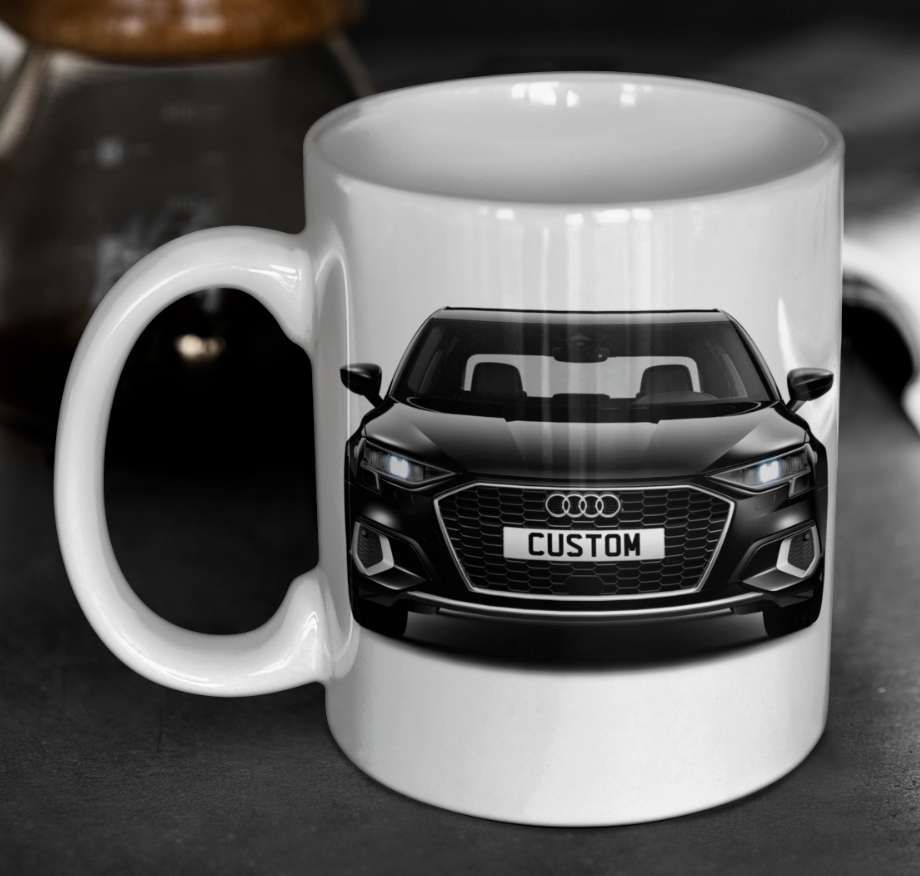 Personalised Audi A3 Saloon Sport Mug