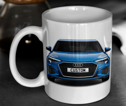 Personalised Audi A3 Sportback S Line Mug