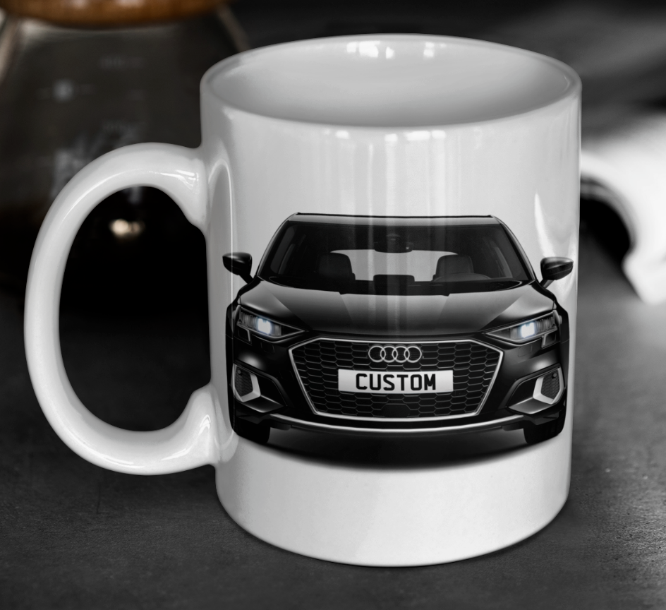 Personalised Audi A3 Sportback Sport Mug