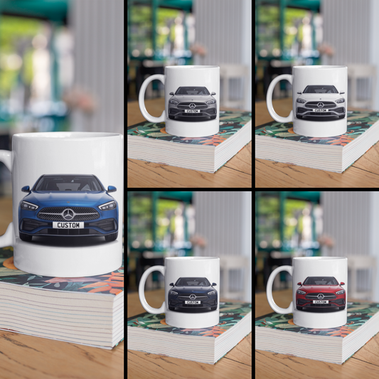 Personalised Mercedes C Class C300e AMG Saloon Mug