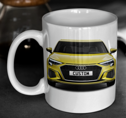 Personalised Audi A3 Saloon S Line Mug