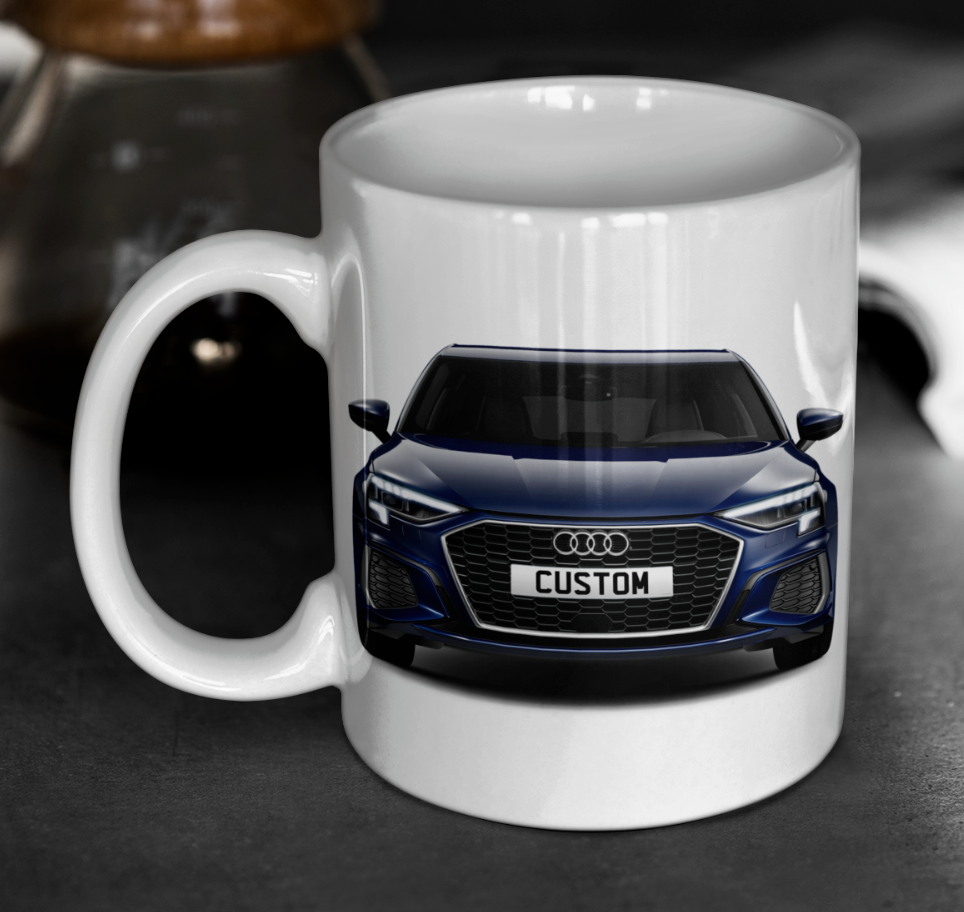 Personalised Audi A3 Sportback S Line Mug