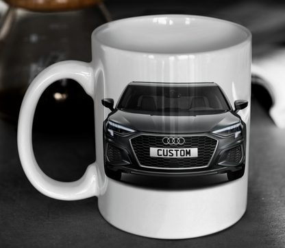 Personalised Audi A3 Saloon S Line Mug