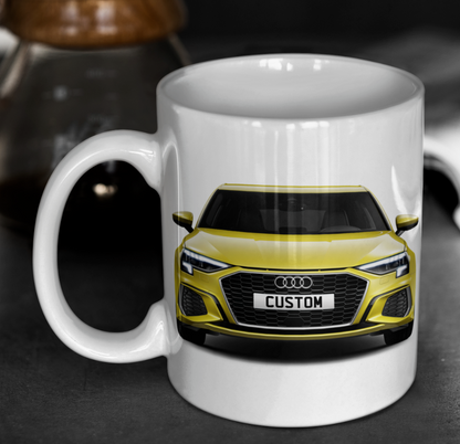 Personalised Audi A3 Sportback S Line Mug