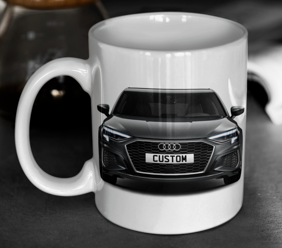 Personalised Audi A3 Sportback S Line Mug