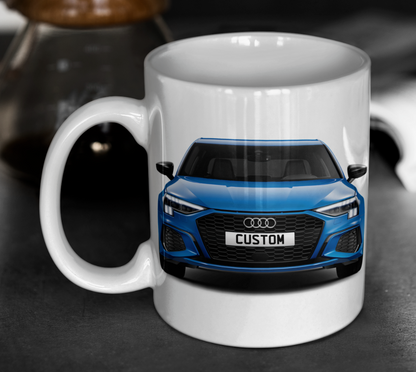 Personalised Audi A3 Saloon Edition 1 Mug