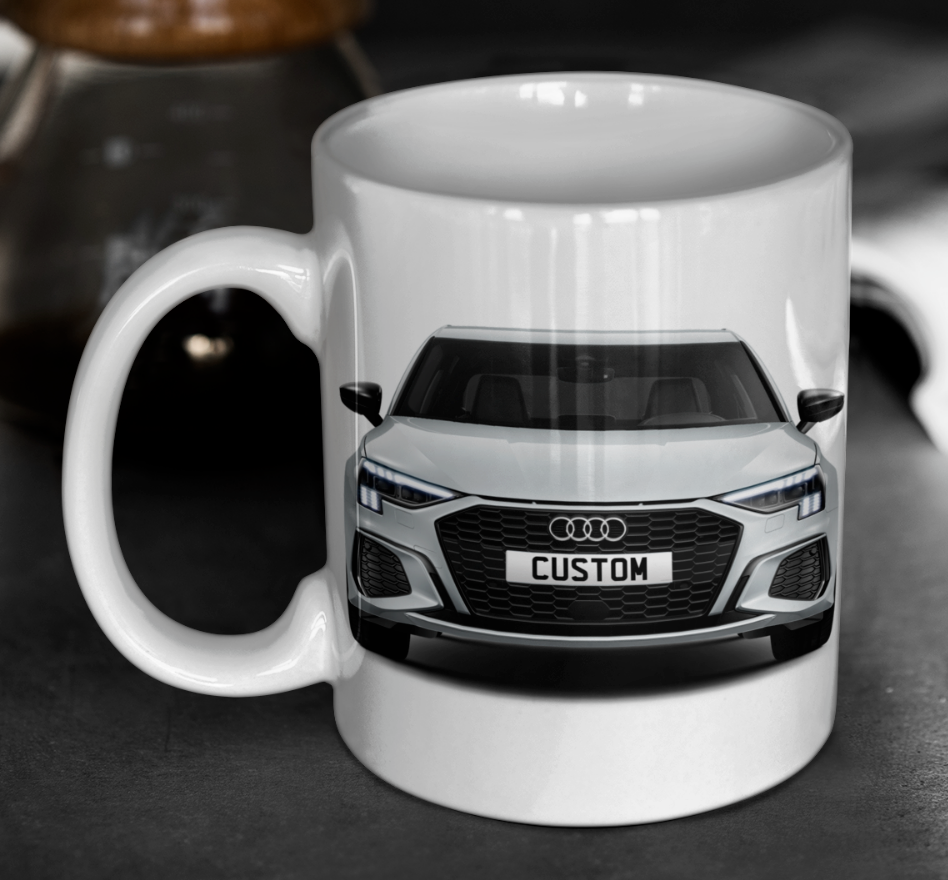 Personalised Audi A3 Saloon Edition 1 Mug