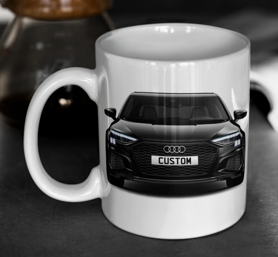 Personalised Audi A3 Saloon Edition 1 Mug