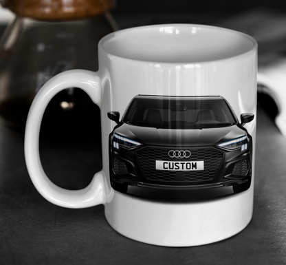 Personalised Audi A3 Saloon Edition 1 Mug