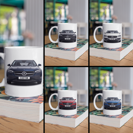 Personalised Mercedes C Class C220d Sport Saloon Mug