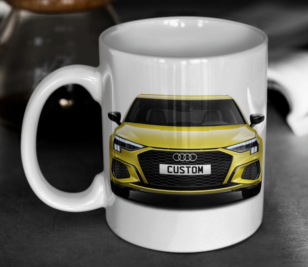 Personalised Audi A3 Saloon Edition 1 Mug