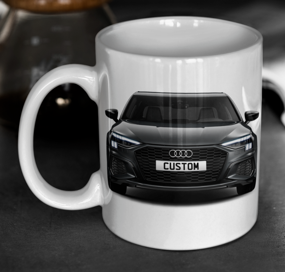 Personalised Audi A3 Saloon Edition 1 Mug