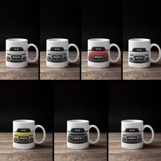 Personalised Audi A1 Sportback S Line Mug