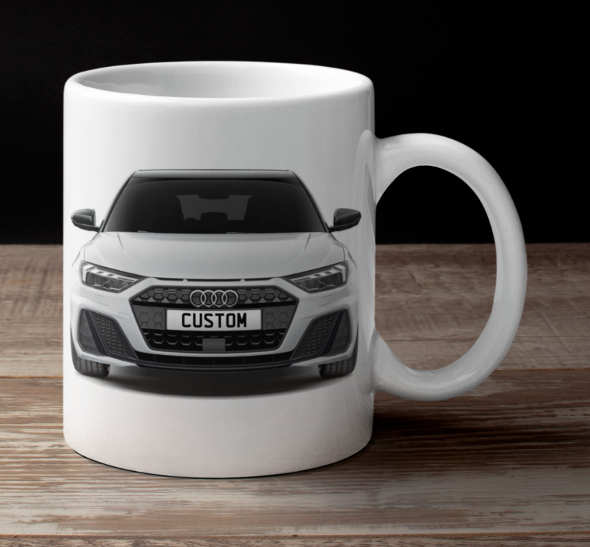 Personalised Audi A1 Sportback Black Edition Mug