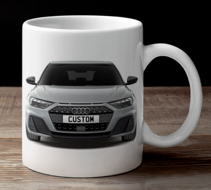 Personalised Audi A1 Sportback Black Edition Mug