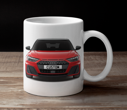 Personalised Audi A1 Sportback Black Edition Mug