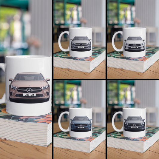 Personalised Mercedes A Class A180d Sport Saloon Mug