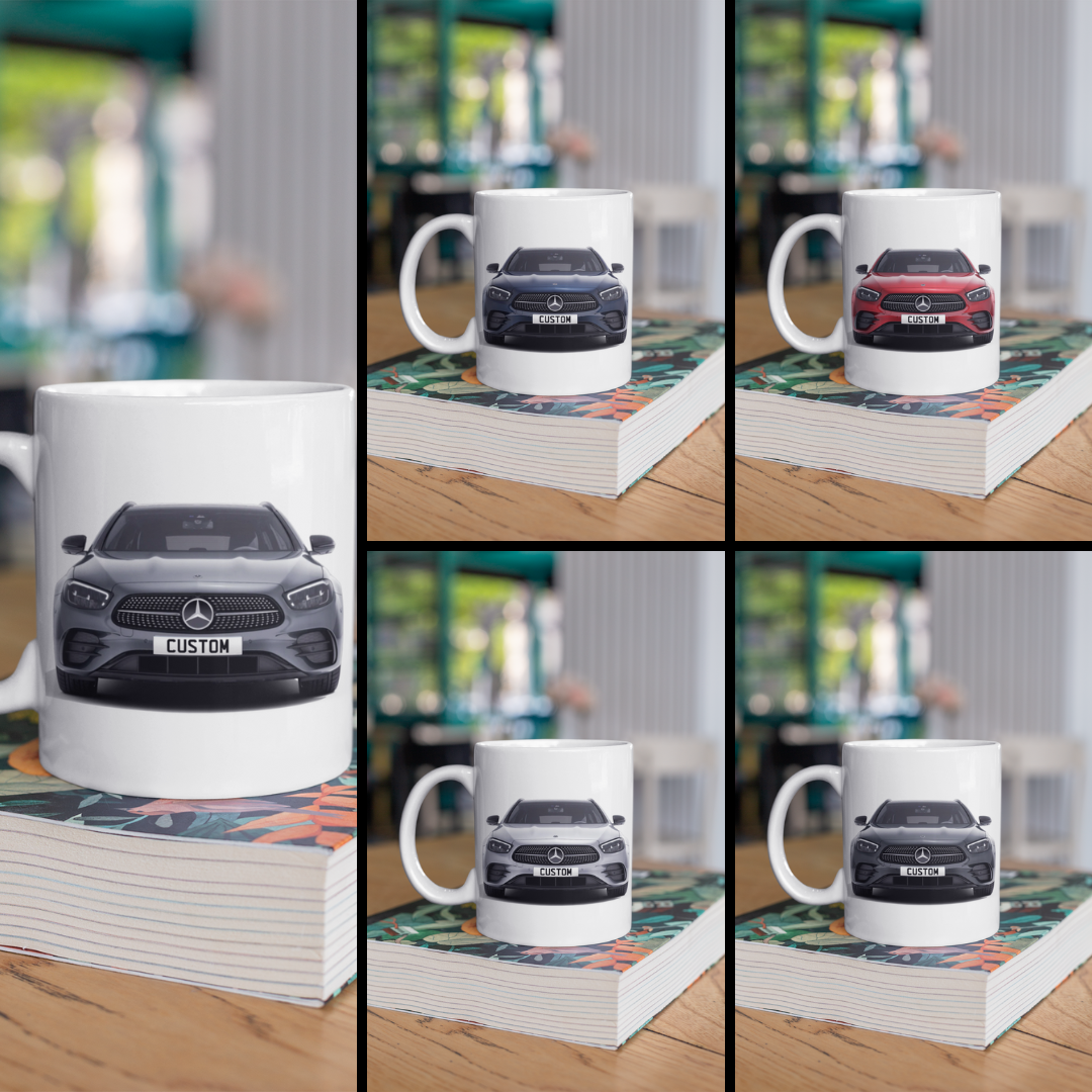 Personalised Mercedes E Class E400d 4MATIC Estate Mug