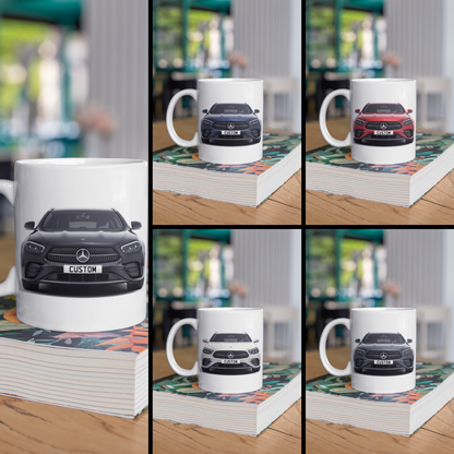 Personalised Mercedes E Class E300d 4MATIC AMG Estate Mug