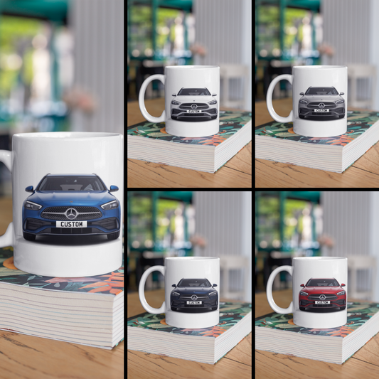 Personalised Mercedes C Class C200 AMG Estate Mug